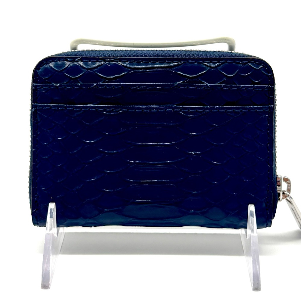 Michael Kors Medium ZA Card Case Wallet Navy Blue Multi - Picture 5 of 8